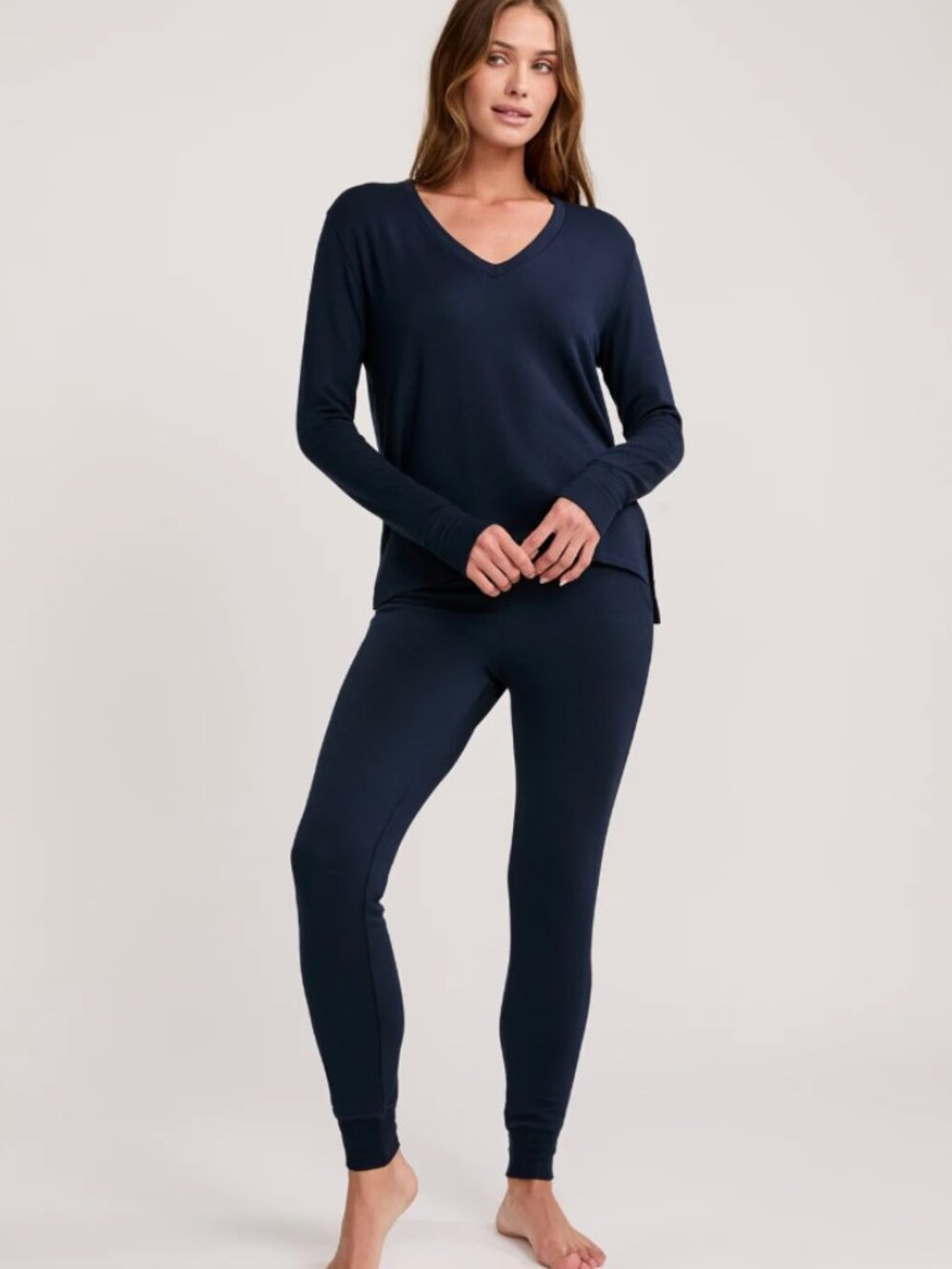 Los Angeles Jogger in Navy | Maison Wheat | Sz M
